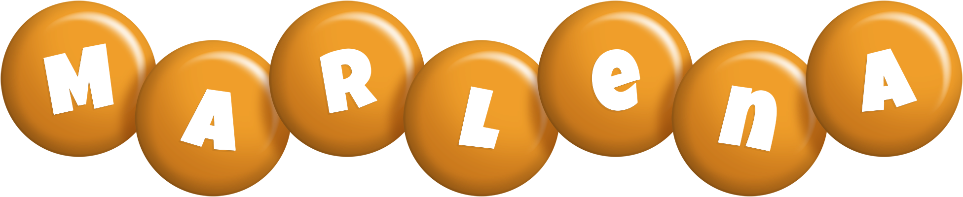 Marlena candy-orange logo