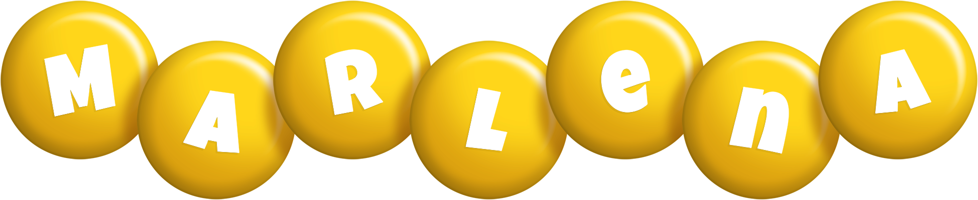 Marlena candy-yellow logo