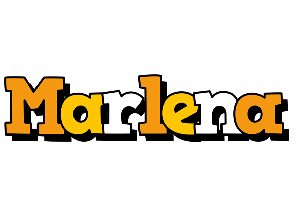 Marlena cartoon logo
