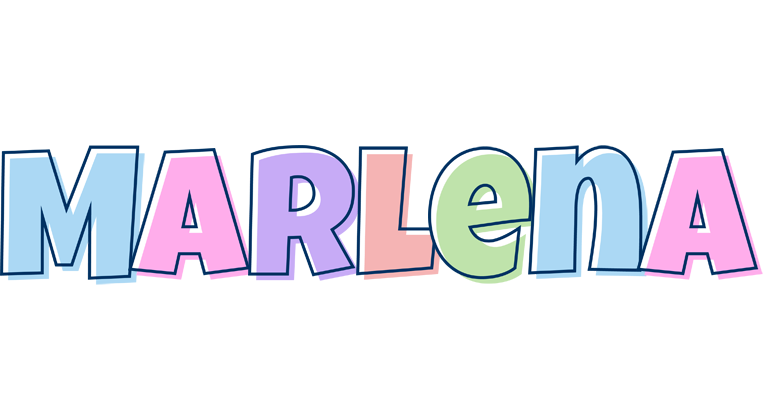 Marlena pastel logo