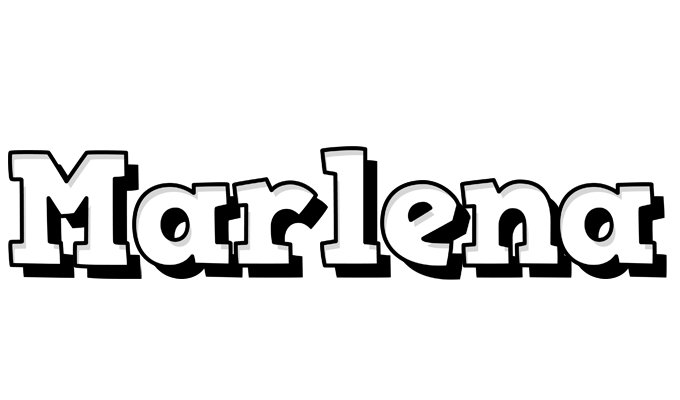 Marlena snowing logo