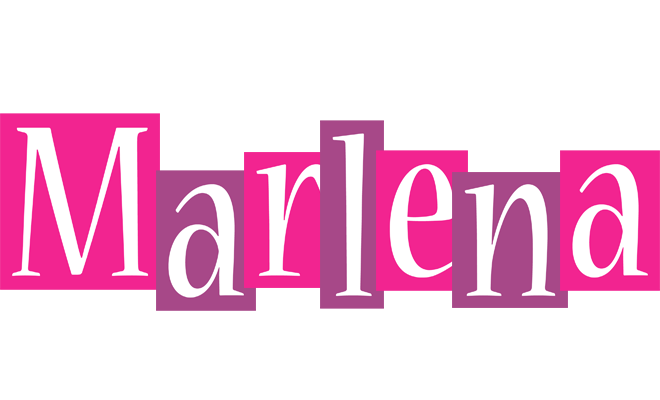 Marlena whine logo