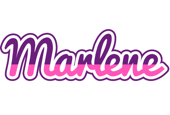 Marlene cheerful logo