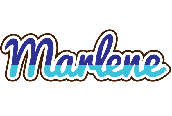 Marlene raining logo