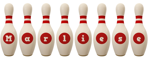 Marliese bowling-pin logo