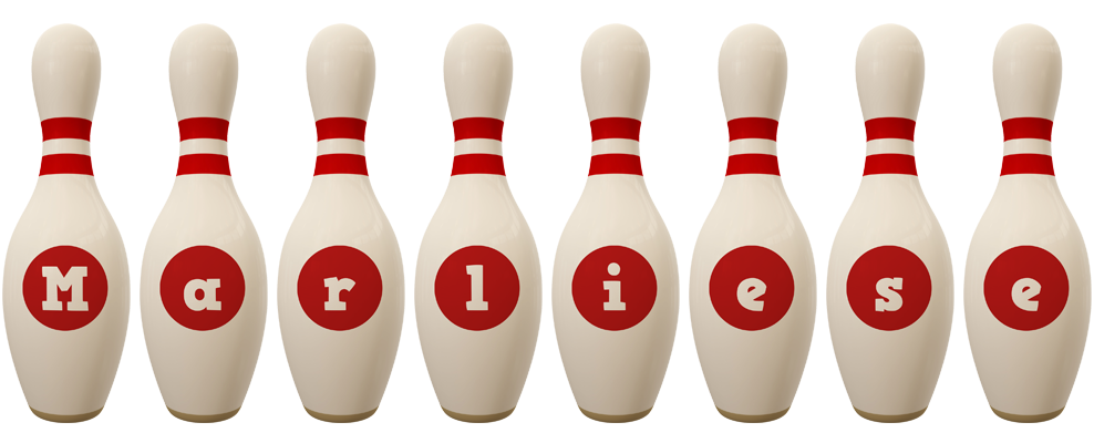 Marliese bowling-pin logo