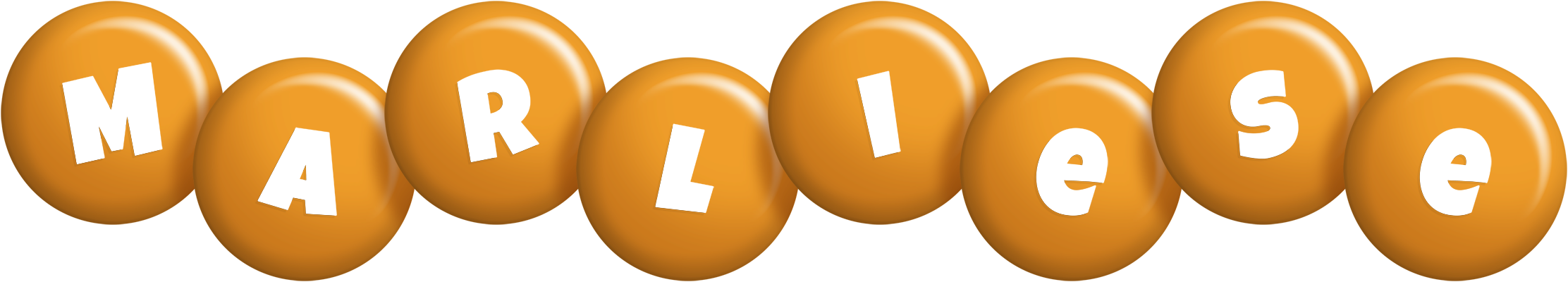 Marliese candy-orange logo