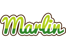 Marlin golfing logo