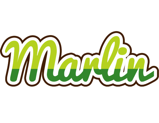 Marlin golfing logo
