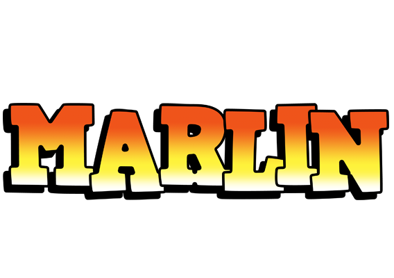 Marlin sunset logo