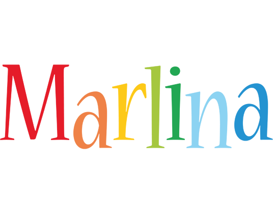 Marlina birthday logo