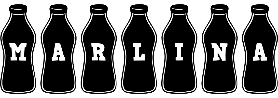 Marlina bottle logo