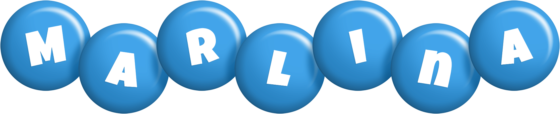Marlina candy-blue logo