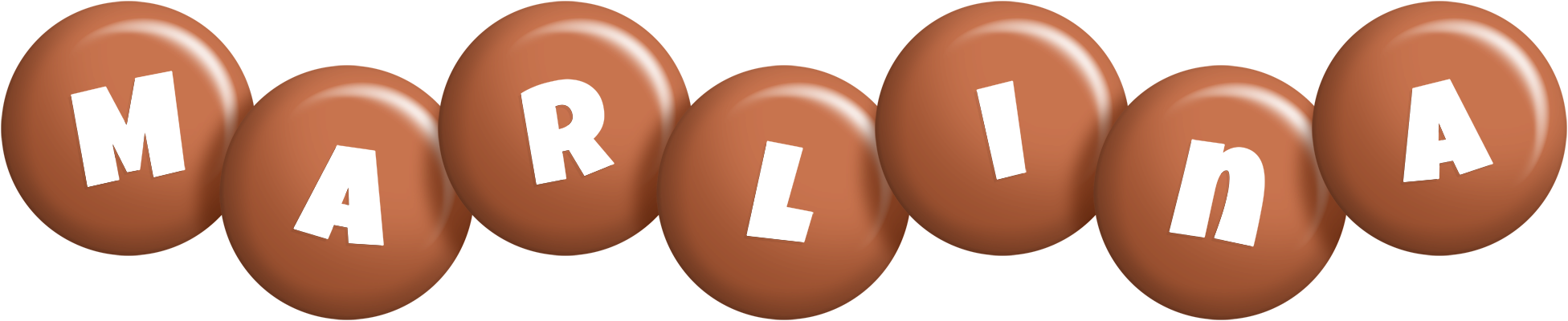 Marlina candy-brown logo