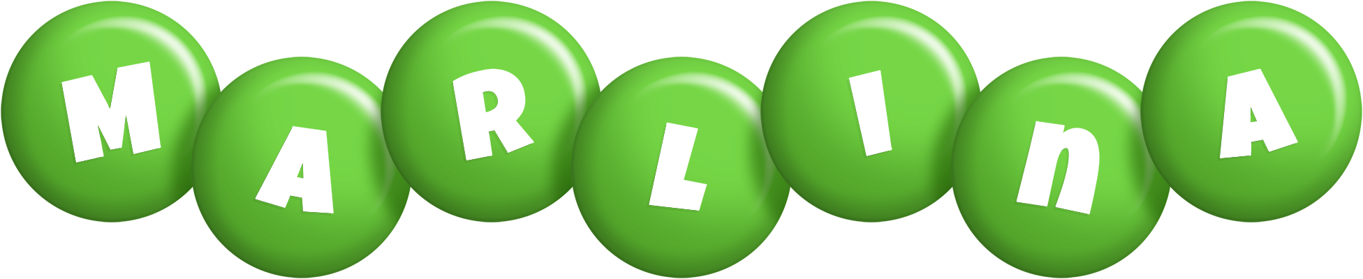 Marlina candy-green logo