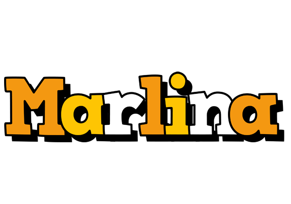 Marlina cartoon logo