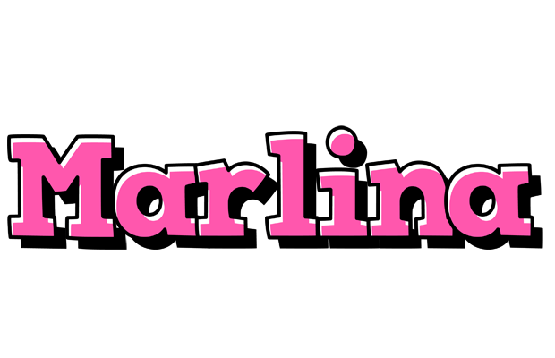 Marlina girlish logo
