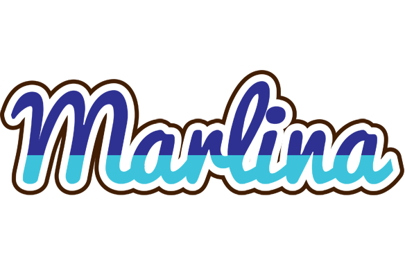 Marlina raining logo