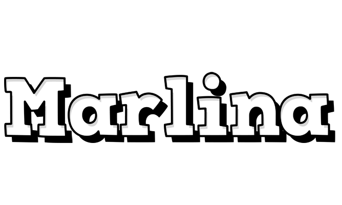 Marlina snowing logo