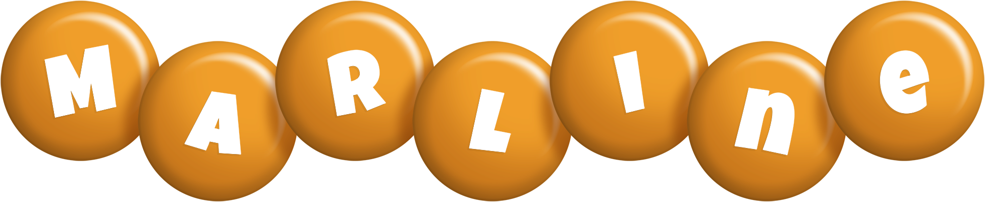 Marline candy-orange logo