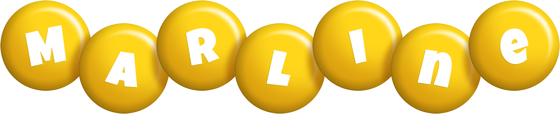 Marline candy-yellow logo