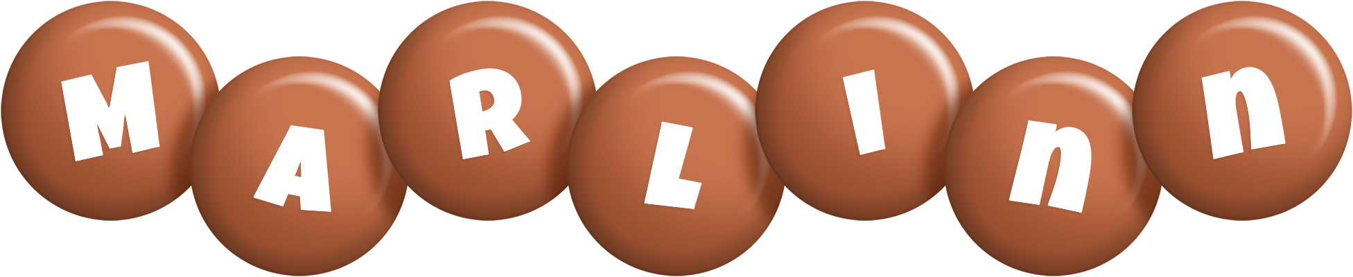 Marlinn candy-brown logo