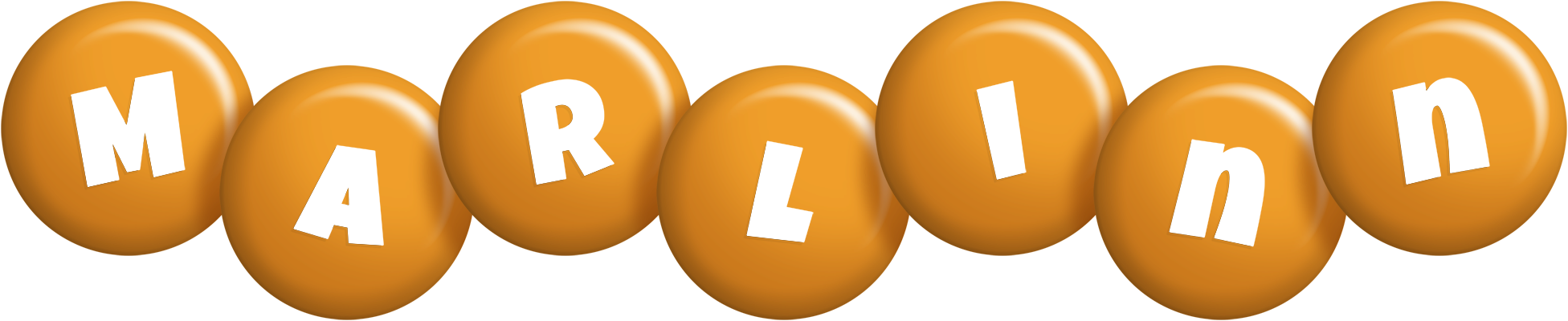 Marlinn candy-orange logo
