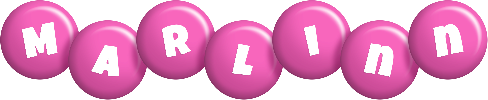 Marlinn candy-pink logo
