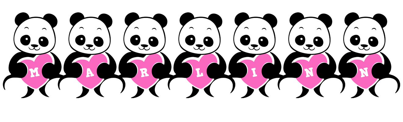 Marlinn love-panda logo