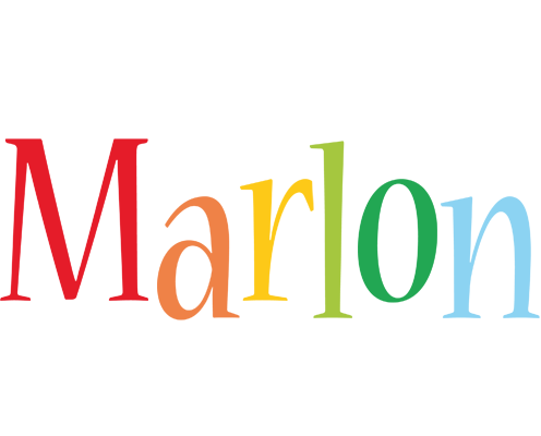 Marlon birthday logo