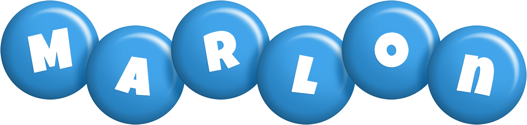 Marlon candy-blue logo