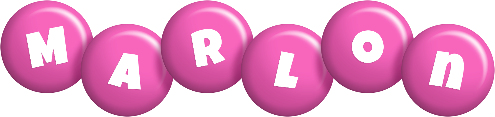 Marlon candy-pink logo