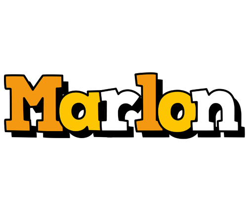 Marlon cartoon logo