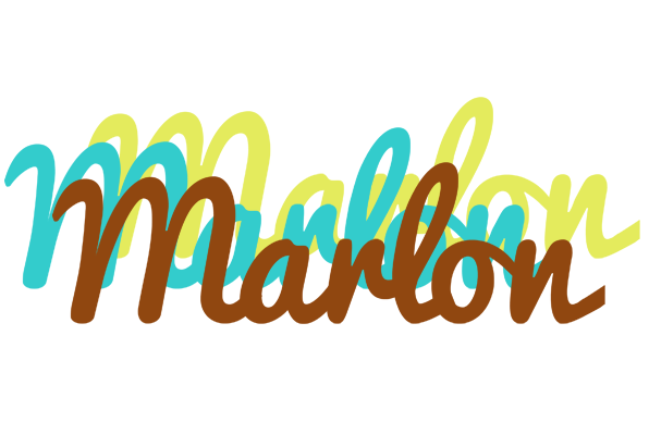 Marlon cupcake logo