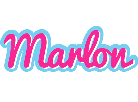 Marlon popstar logo