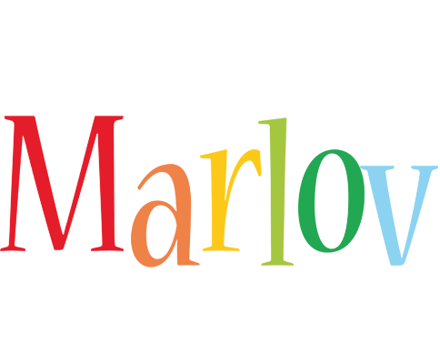 Marlov birthday logo