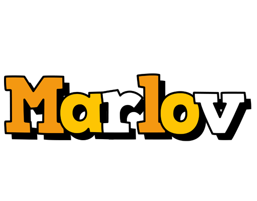 Marlov cartoon logo