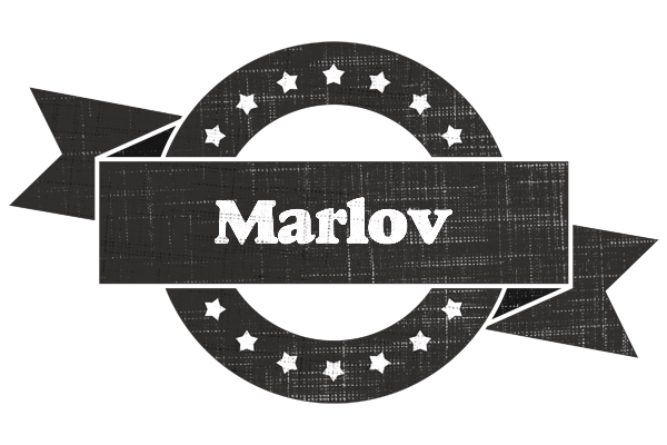 Marlov grunge logo