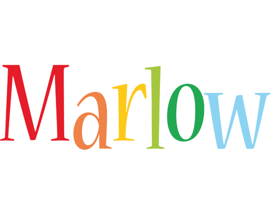 Marlow birthday logo