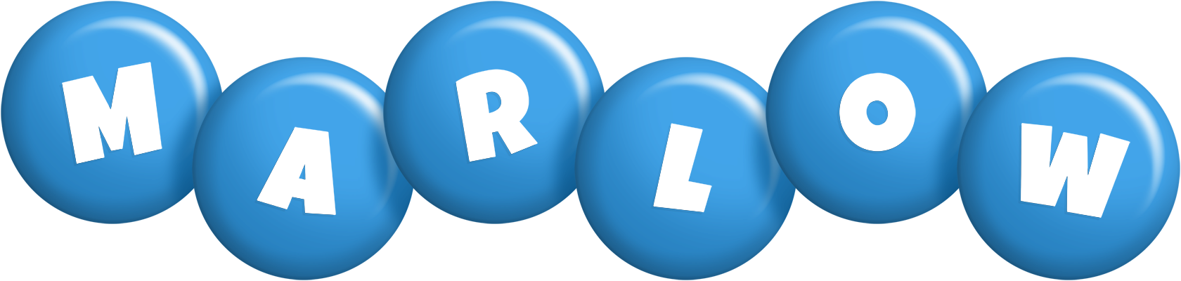 Marlow candy-blue logo