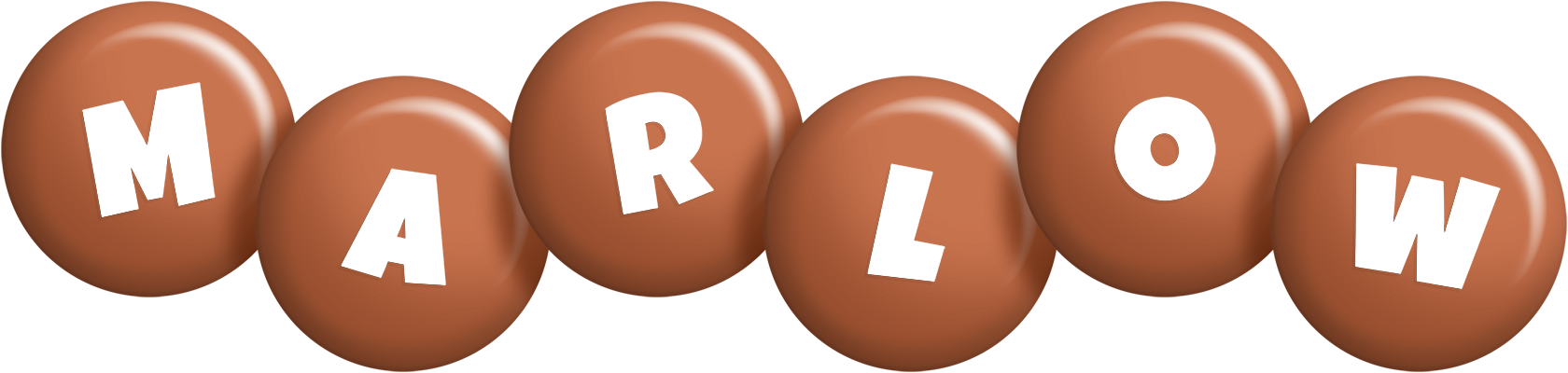 Marlow candy-brown logo