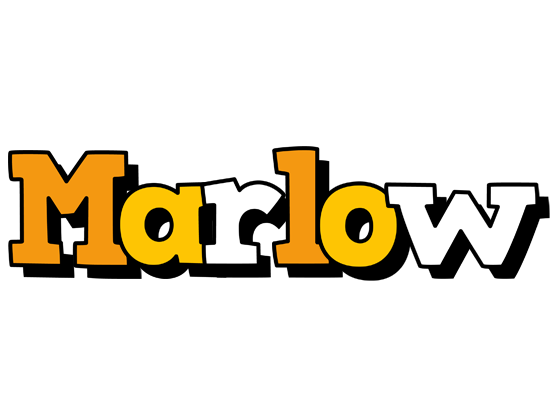 Marlow cartoon logo