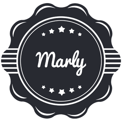 Marly badge logo