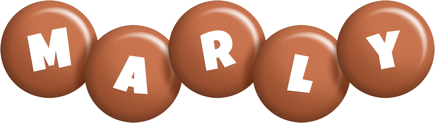 Marly candy-brown logo