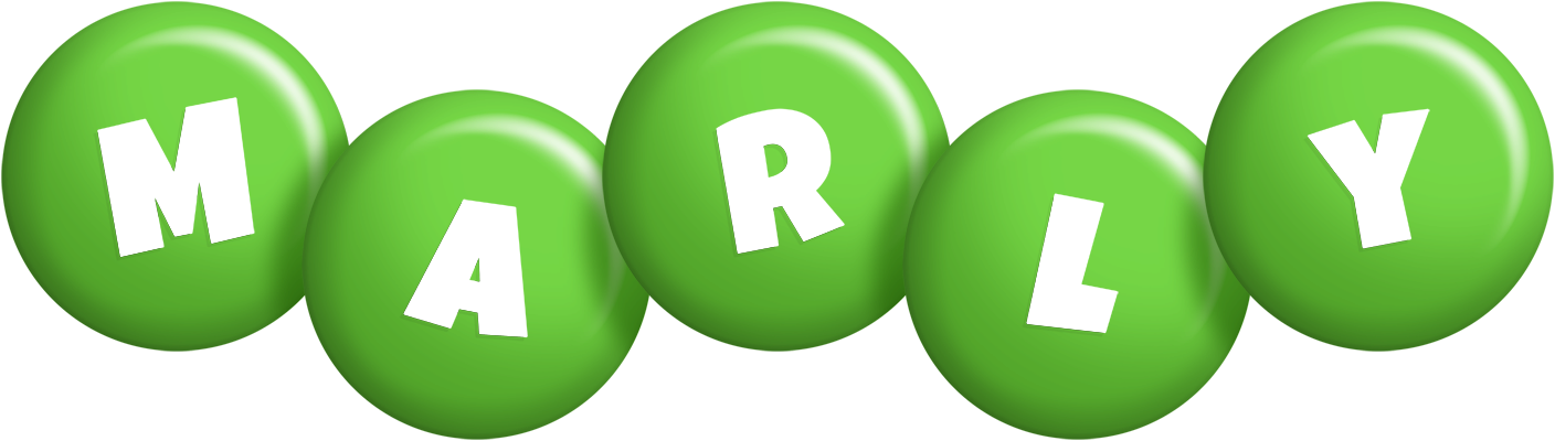 Marly candy-green logo