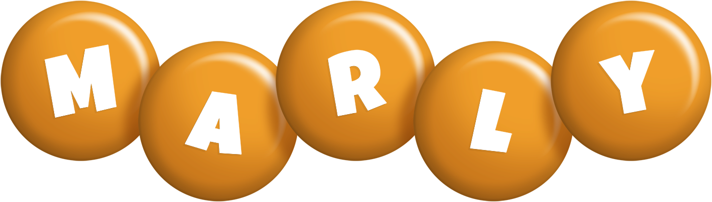 Marly candy-orange logo
