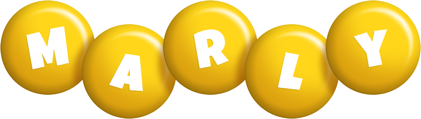 Marly candy-yellow logo