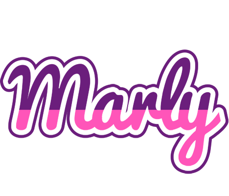 Marly cheerful logo