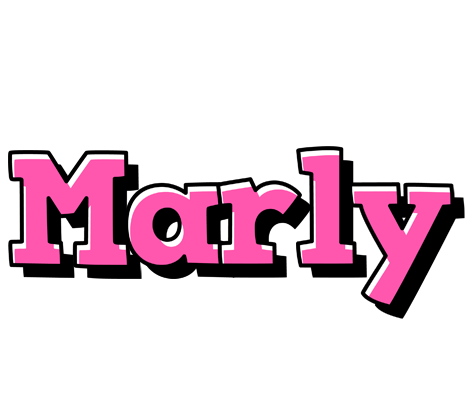 Marly girlish logo