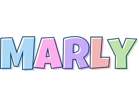 Marly pastel logo